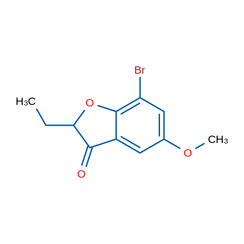 7-Bromo-2-ethyl-5-methoxy-2,3-dihydro-1-benzofuran-3-one 1g