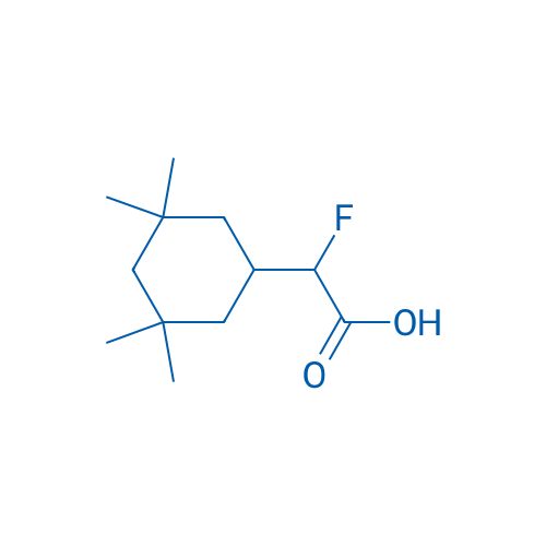 2-Fluoro-2-(3,3,5,5-tetramethylcyclohexyl)acetic acid 1g