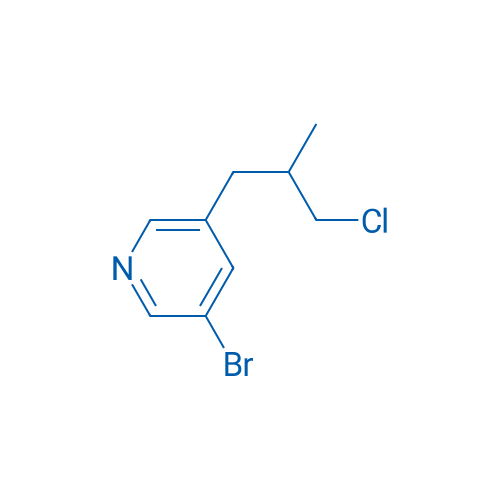 3-Bromo-5-(3-chloro-2-methylpropyl)pyridine 1g