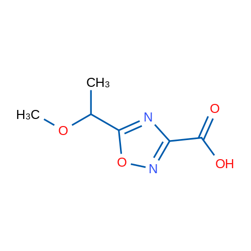 5-(1-Methoxyethyl)-1,2,4-oxadiazole-3-carboxylic acid 1g