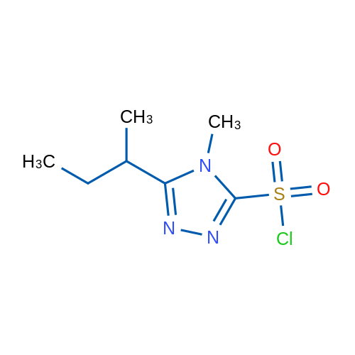 5-(Butan-2-yl)-4-methyl-4h-1,2,4-triazole-3-sulfonyl chloride 1g