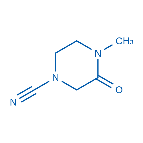 4-Methyl-3-oxopiperazine-1-carbonitrile 50mg