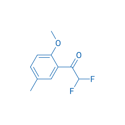 2,2-Difluoro-1-(2-methoxy-5-methylphenyl)ethan-1-one 1g