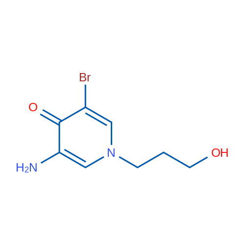 3-Amino-5-bromo-1-(3-hydroxypropyl)-1,4-dihydropyridin-4-one 1g