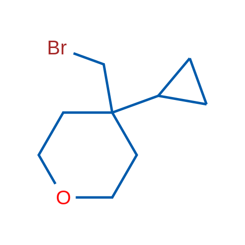 4-(Bromomethyl)-4-cyclopropyloxane 1g
