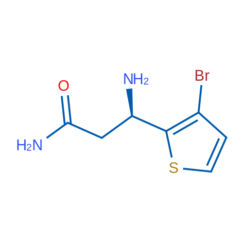 (3R)-3-Amino-3-(3-bromothiophen-2-yl)propanamide 1g