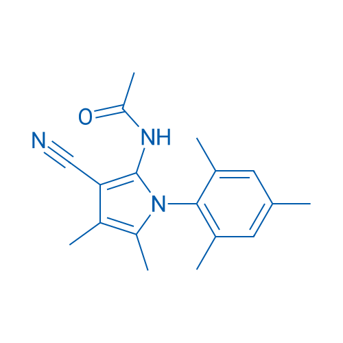 N-(3-Cyano-1-mesityl-4,5-dimethyl-1H-pyrrol-2-yl)acetamide 5g
