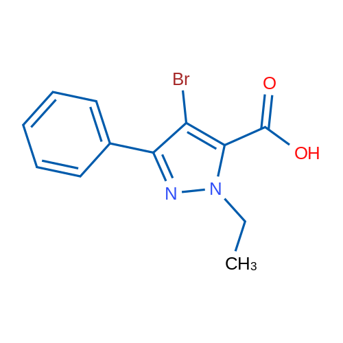 4-Bromo-1-ethyl-3-phenyl-1H-pyrazole-5-carboxylic acid 1g