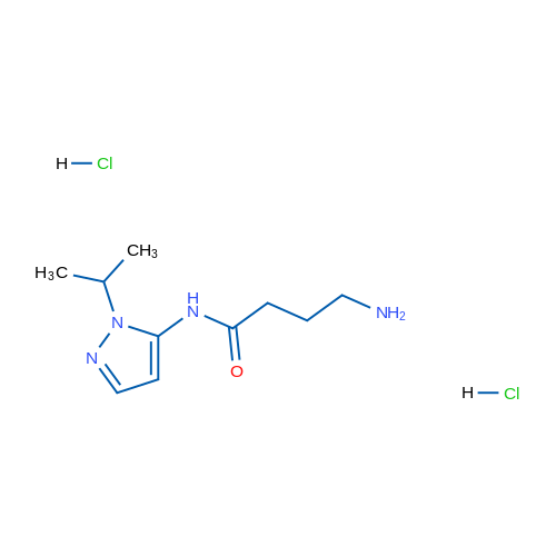4-amino-N-(1-isopropyl-1H-pyrazol-5-yl)butanamide dihydrochloride 1g