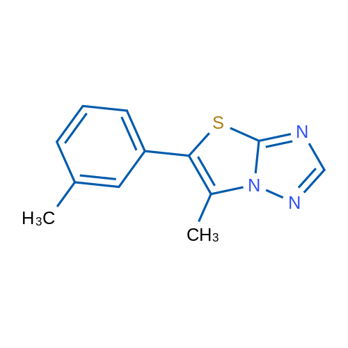 6-Methyl-5-(m-tolyl)thiazolo[3,2-b][1,2,4]triazole 1g