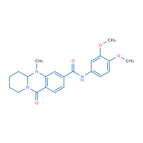 N-(3,4-Dimethoxyphenyl)-5-methyl-11-oxo-5H,5aH,6H,7H,8H,9H,11H-pyrido[2,1-b]quinazoline-3-carboxamide 1g