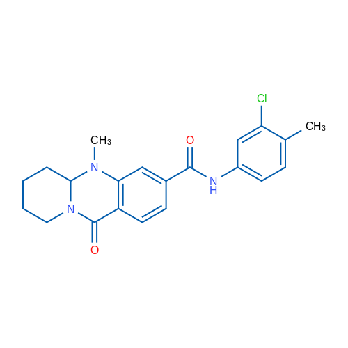 N-(3-Chloro-4-methylphenyl)-5-methyl-11-oxo-5H,5aH,6H,7H,8H,9H,11H-pyrido[2,1-b]quinazoline-3-carboxamide 1g