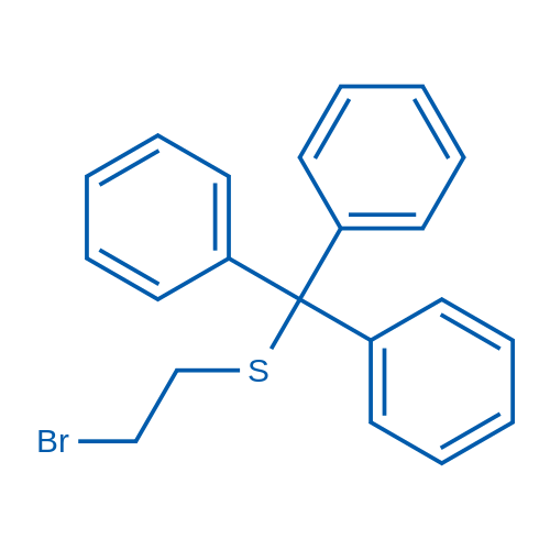 (2-Bromoethyl)(trityl)sulfane 100mg