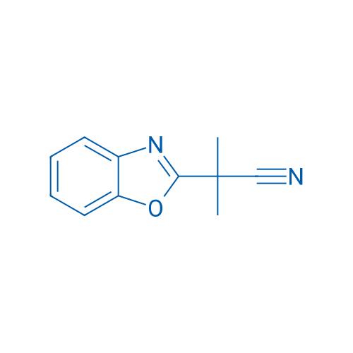 2-(Benzo[d]oxazol-2-yl)-2-methylpropanenitrile 1g