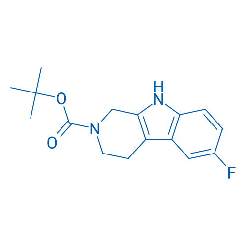tert-Butyl 6-fluoro-1,3,4,9-tetrahydro-2H-pyrido[3,4-b]indole-2-carboxylate 1g