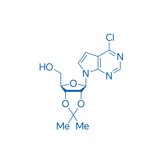 ((3aR,4R,6R,6aR)-6-(4-Chloro-7H-pyrrolo[2,3-d]pyrimidin-7-yl)-2,2-dimethyltetrahydrofuro[3,4-d][1,3]dioxol-4-yl)methanol 250mg