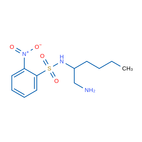 N-(1-Aminohexan-2-yl)-2-nitrobenzene-1-sulfonamide 1g