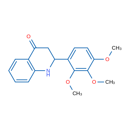 2-(2,3,4-Trimethoxyphenyl)-2,3-dihydroquinolin-4(1H)-one 1g