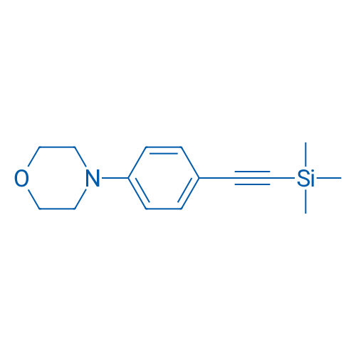 4-(4-((Trimethylsilyl)ethynyl)phenyl)morpholine 1g