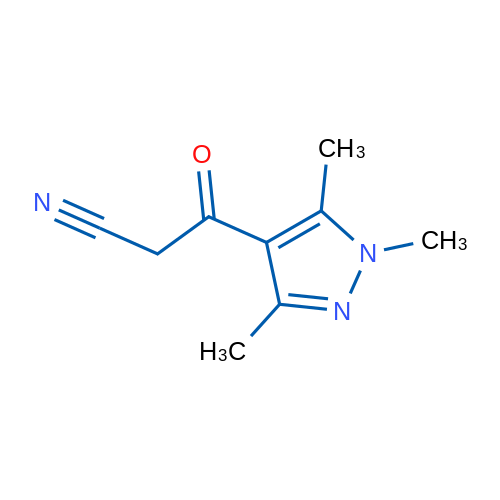 3-Oxo-3-(1,3,5-trimethyl-1H-pyrazol-4-yl)propanenitrile 5g
