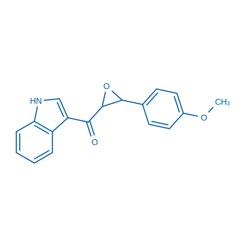 (1H-Indol-3-yl)(3-(4-methoxyphenyl)oxiran-2-yl)methanone 50mg