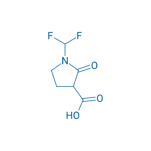 1-(Difluoromethyl)-2-oxopyrrolidine-3-carboxylic acid 100mg