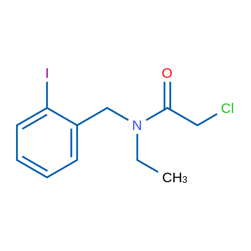 2-Chloro-N-ethyl-N-(2-iodobenzyl)acetamide 1g