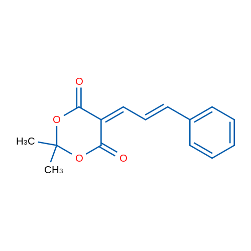 2,2-Dimethyl-5-(3-phenylallylidene)-1,3-dioxane-4,6-dione 1g