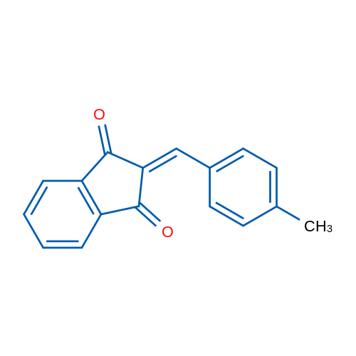 2-[(4-Methylphenyl)methylidene]-2,3-dihydro-1H-indene-1,3-dione 1g
