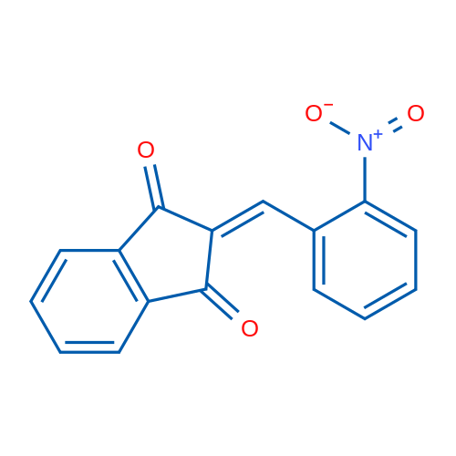 2-[(2-Nitrophenyl)methylidene]-2,3-dihydro-1H-indene-1,3-dione 250mg
