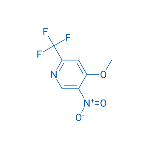 4-Methoxy-5-nitro-2-(trifluoromethyl)pyridine 250mg