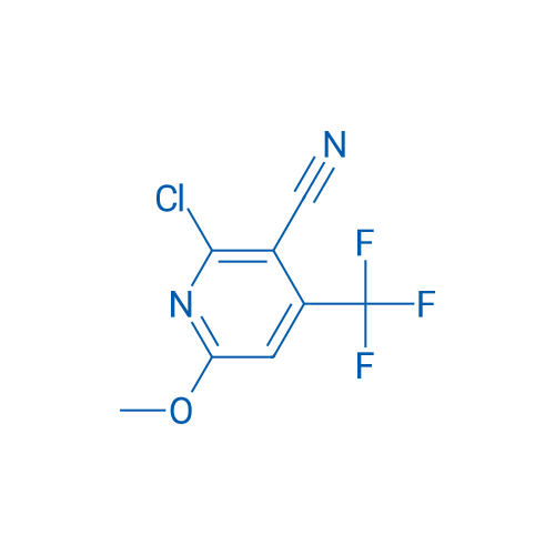 2-Chloro-6-methoxy-4-(trifluoromethyl)nicotinonitrile 250mg