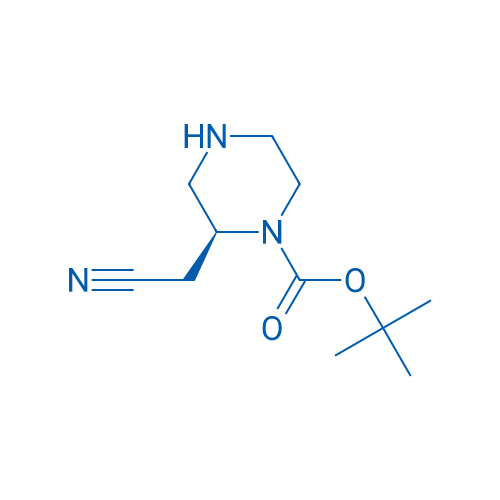 tert-Butyl (S)-2-(cyanomethyl)piperazine-1-carboxylate 250mg