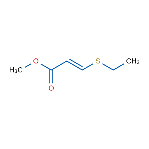 Methyl 3-(ethylsulfanyl)prop-2-enoate 1g