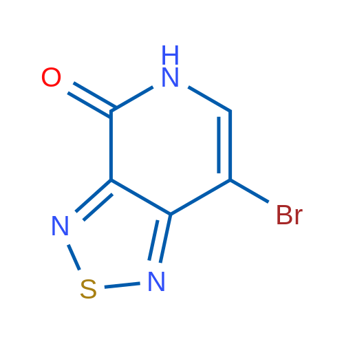7-Bromo-[1,2,5]thiadiazolo[3,4-c]pyridin-4(5H)-one 1g
