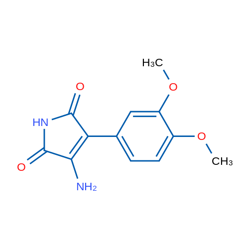 3-Amino-4-(3,4-dimethoxyphenyl)-1H-pyrrole-2,5-dione 1g