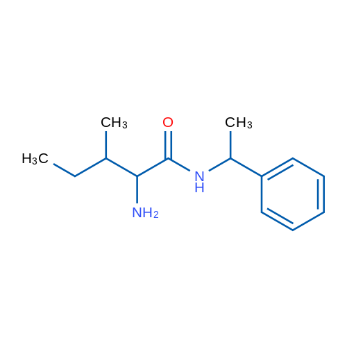 2-Amino-3-methyl-N-(1-phenylethyl)pentanamide 1g