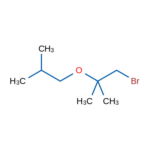 1-Bromo-2-methyl-2-(2-methylpropoxy)propane 1g