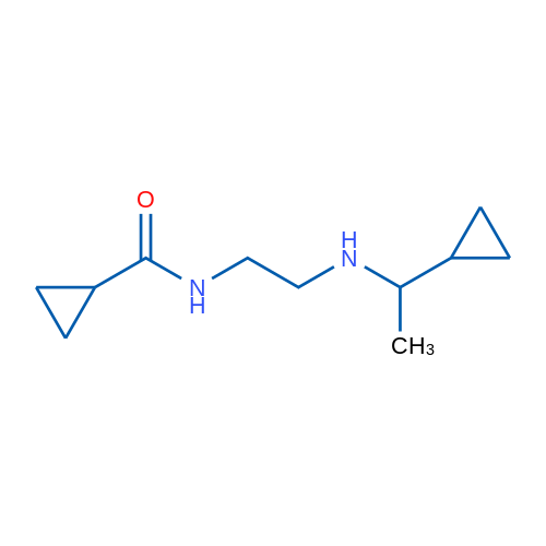 N-{2-[(1-cyclopropylethyl)amino]ethyl}cyclopropanecarboxamide 1g