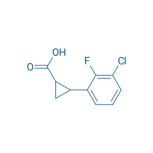 2-(3-Chloro-2-fluorophenyl)cyclopropanecarboxylic acid 1g