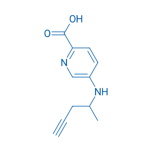 5-[(Pent-4-yn-2-yl)amino]pyridine-2-carboxylic acid 1g