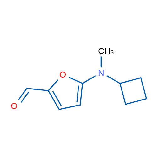 5-[Cyclobutyl(methyl)amino]furan-2-carbaldehyde 1g