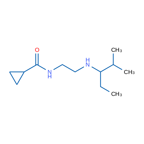N-{2-[(2-methylpentan-3-yl)amino]ethyl}cyclopropanecarboxamide 1g