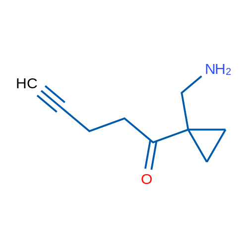 1-[1-(Aminomethyl)cyclopropyl]pent-4-yn-1-one 1g