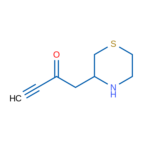 1-(Thiomorpholin-3-yl)but-3-yn-2-one 1g