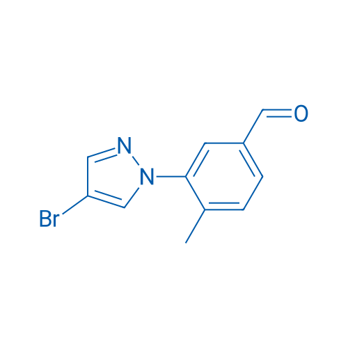 3-(4-Bromo-1H-pyrazol-1-yl)-4-methylbenzaldehyde 1g
