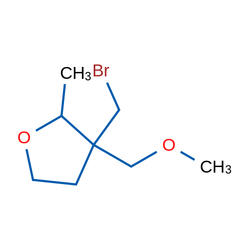 3-(Bromomethyl)-3-(methoxymethyl)-2-methyloxolane 1g