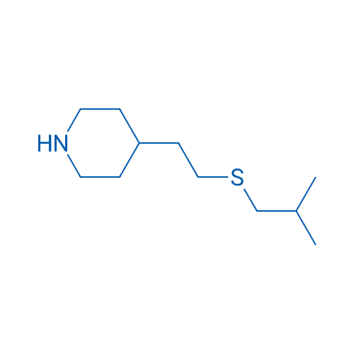 4-{2-[(2-methylpropyl)sulfanyl]ethyl}piperidine 1g