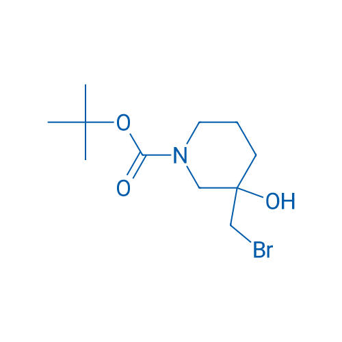 tert-Butyl 3-(bromomethyl)-3-hydroxypiperidine-1-carboxylate 1g