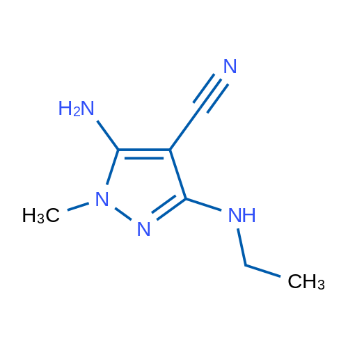 5-Amino-3-(ethylamino)-1-methyl-1H-pyrazole-4-carbonitrile 1g